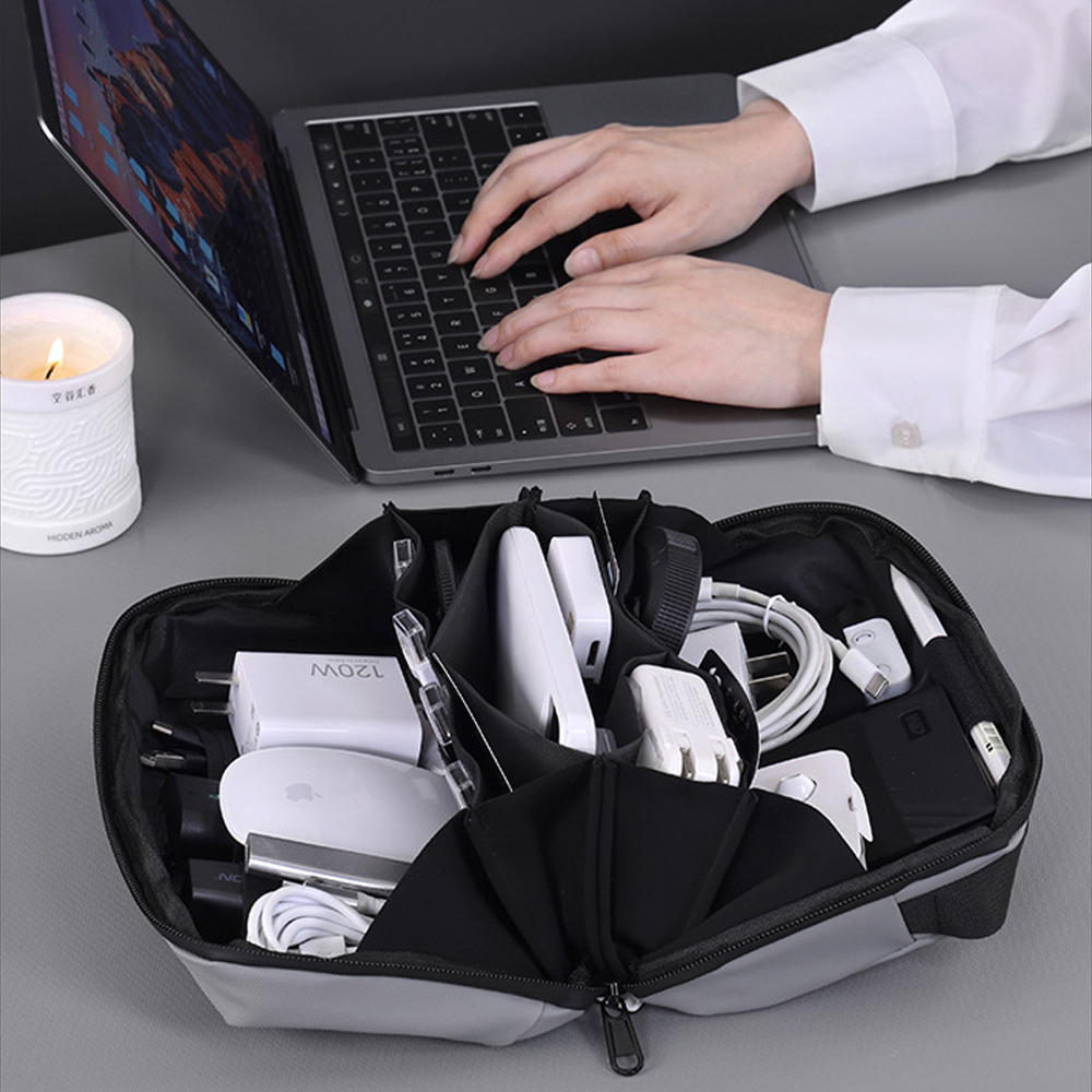 1PCS Travel Tech Pouch,Waterpr - Tech Accessories Travel Organizer Pouch 评论和价格