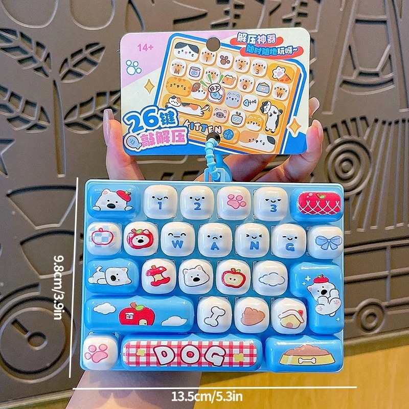 26Grid Keycap Clicker Anti Str - Kawaii Tech Accessories 评论和价格
